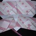 Lot of 5 Decorative Multi-Folded Self-Closing Origami Envelopes - Double Thick Single Sided 12x12 Scrapbook Paper (Stripes & Polka Dots)