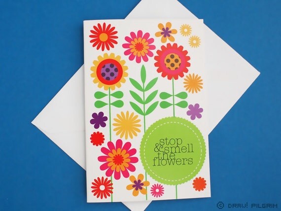 Friendly Floral All-Occasions Mini Cards, 5-pack