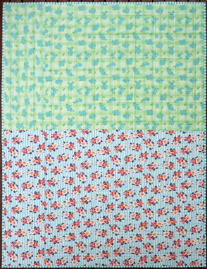 Colorful Bow Tie Quilt by Red Pepper Quilts