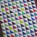 SALE SALE SALE - Modern Linen/Cotton Baby Quilt - by Red Pepper Quilts
