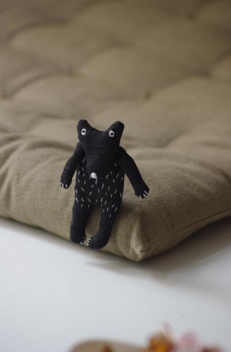 The Black Bear. Brooch