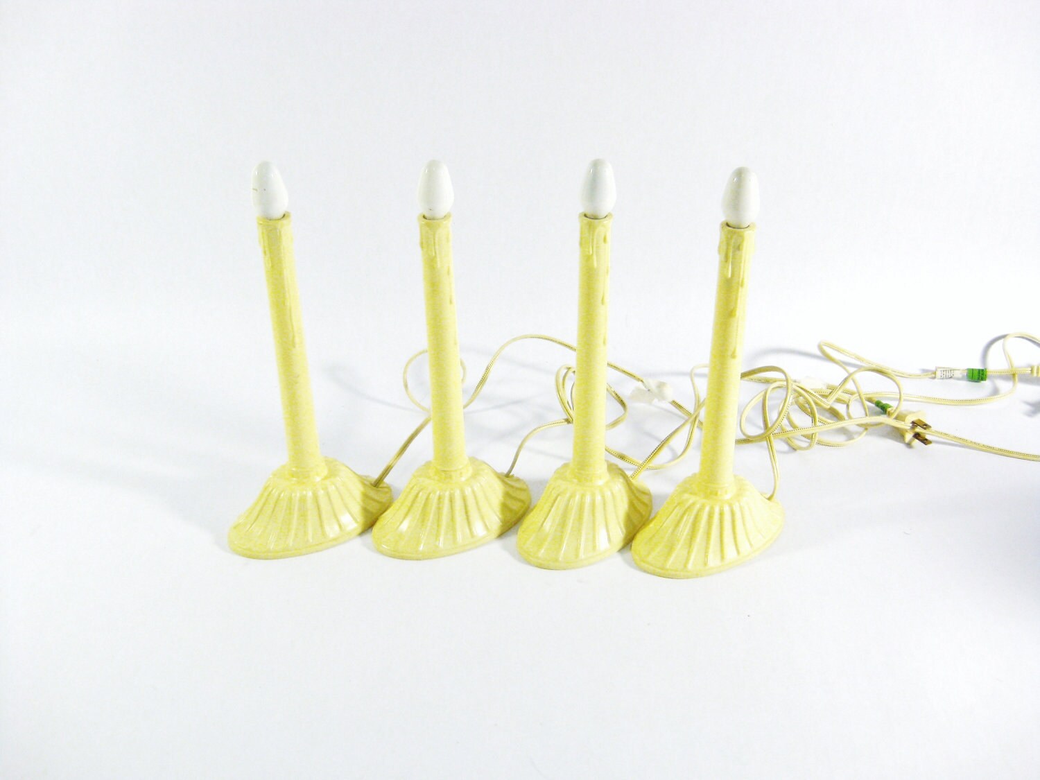 vintage christmas candle window lights set of 4 by vintage christmas candle window lights set of 4 by