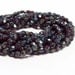 Czech Fire-Polished Glass Faceted Round - 4mm - Ruby Picasso - 50 Beads