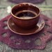 Long way from home" Felted coasters