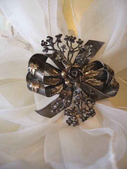 C. 1940's Signed Brooch by Hobe'