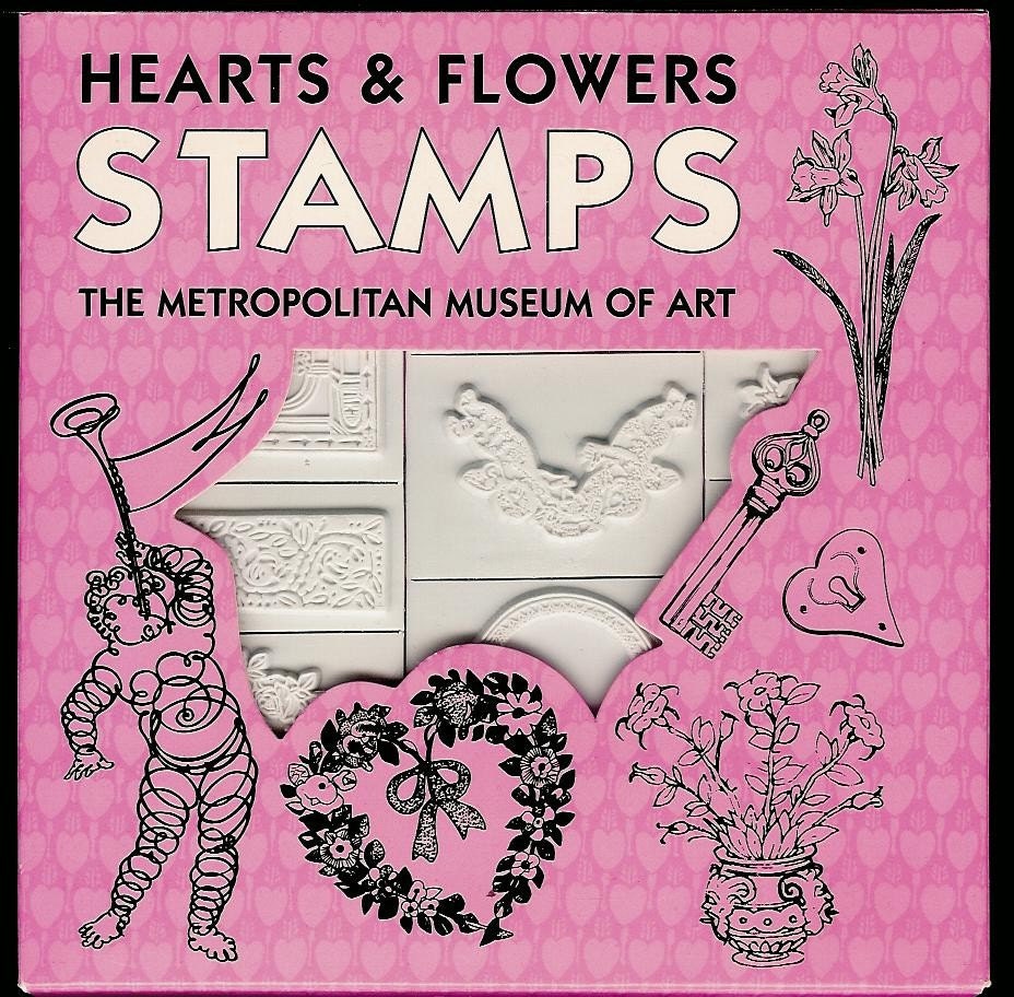 Hearts and Flowers Rubber Stamps from the Metropolitan Museum of Art