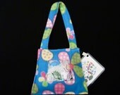 Purse Shaped I Spy Bag - Turquoise Gingham Flower I Spy Purse, Eye Spy Game, seek and find, girl gift ideas