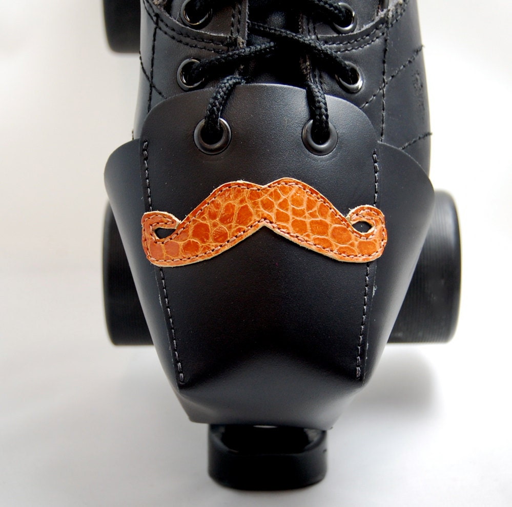 DA-45 Leather Toe Guards with Mustaches