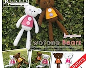 PDF Pattern - Amigurumi Two Tone Bears (Crochet Doll)