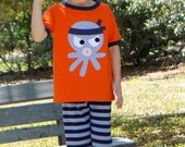 Kung Fu Octopus Boys Custom Baggie Shorts Set