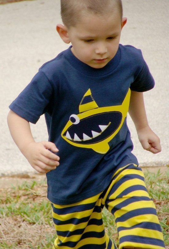 Shark Fish Boys Custom Tshirt