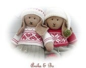 Anika & Bo/ Lapland Visitors/ PDF Toy Knitting Patterns/ DIGITAL Instant Download Collection