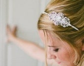 Jacklyn Swarovski Rhinestones Headband / Bridal Hair Accessories / Weddings / Beautiful Vintage Look
