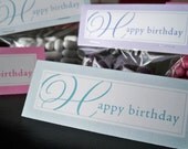 Happy Birthday Bag Toppers