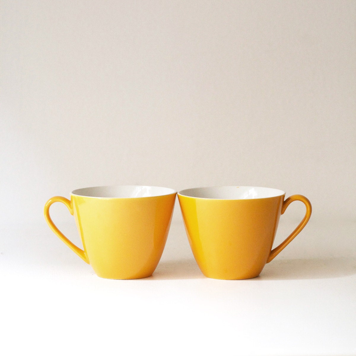 Mustard Yellow Teacups