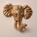 golden elephant wall hook