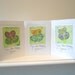 Originals Three "Butterflies Encircling You With Grace" Watercolor Art Cards With Envelopes betrueoriginals