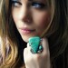 Reserved (Balance)- The Perfect Shore - Turquoise Sterling Silver Ring