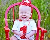 Personalized Birthday Shirt and Fabric Birthday Party Hat - You Choose your Fabric - by Pocketbaby