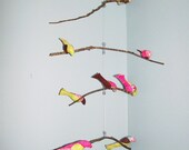 4-Tiered Natural Bird Mobile