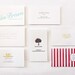 Personalized Letterpress Calling Cards (Set of 100)--Choose from 7 designs