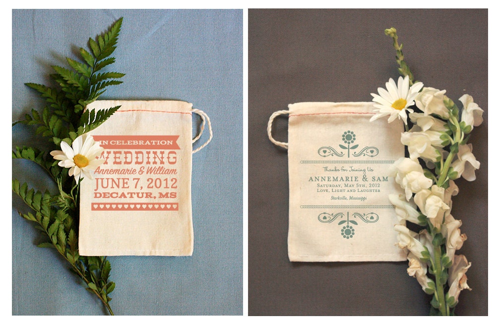 Custom Printed Muslin Bags