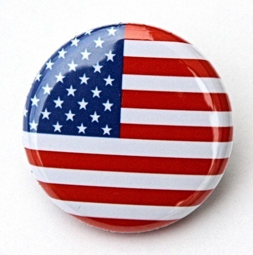 american flag badge