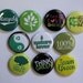 Recycle Set of 10 - Buttons Pinbacks Badges 1 inch