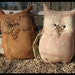 FTFD 28 - Prim Owl Love You Forever - Primitive Old Rag Doll e-pattern