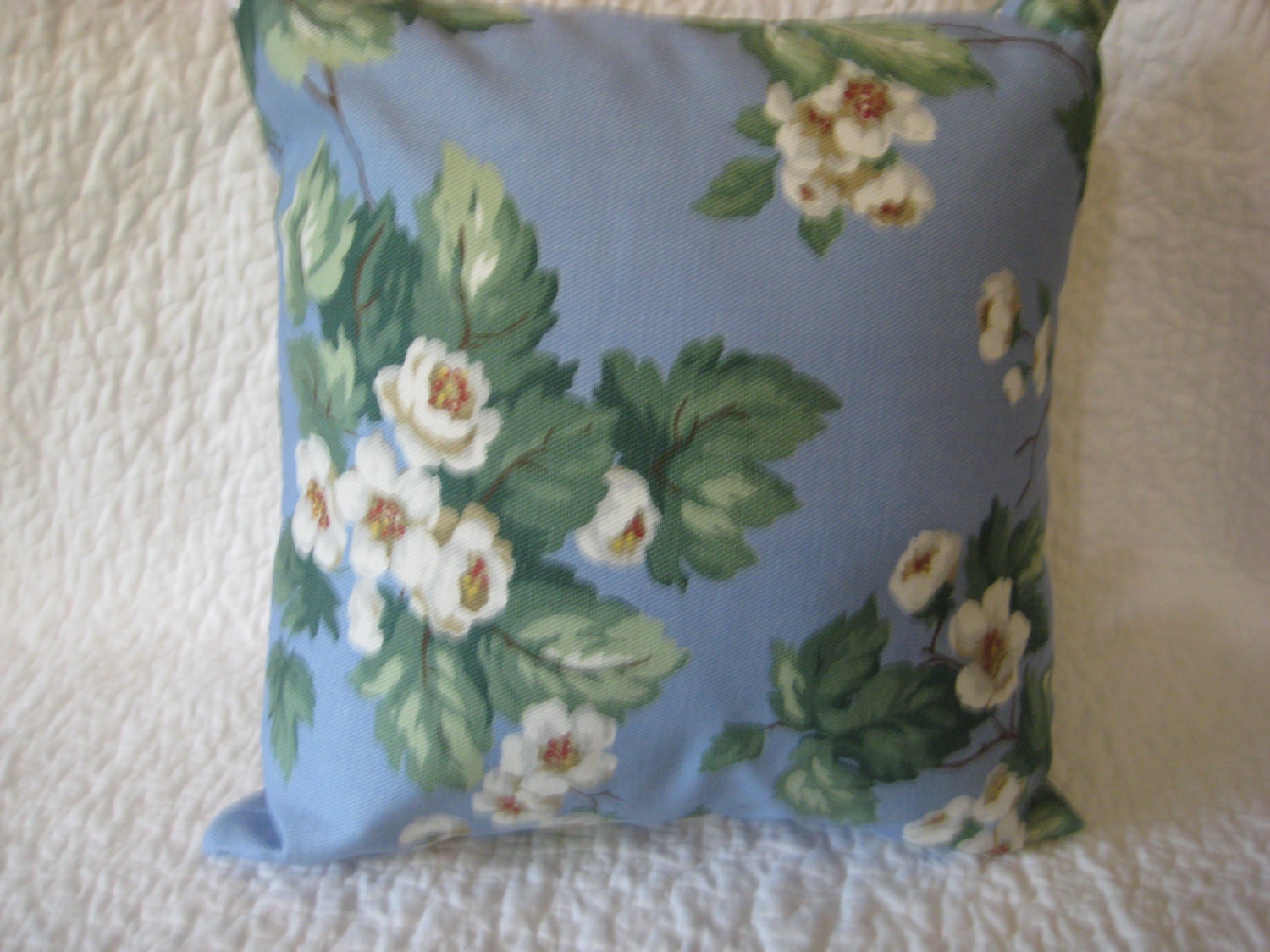 Blue Floral Pillows