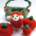 Lamb, Needlefelted, Pumpkin, Basket, Wool, Decoration