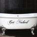 Get Naked Vinyl Decal
