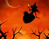 La nuit des trois sorcières - Signed print