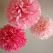 Cotton Candy - 3 poms READY TO SHIP
