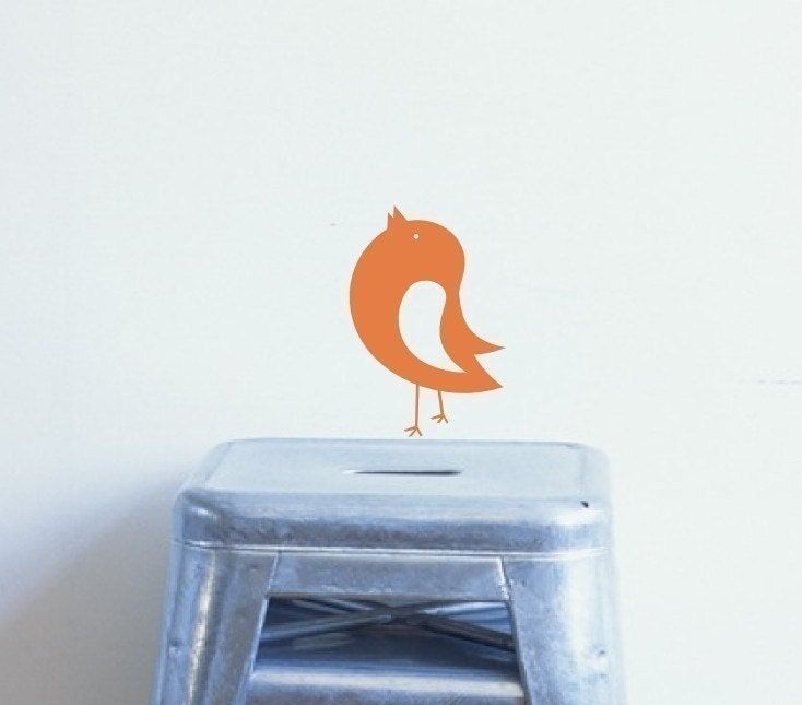 Birdie Vinyl Decal - Bird 013