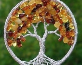 Autumn Tree of Life Pendant - Original Design by Ethora