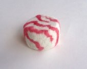 Rose Zebra Safari Print Felted Soap Save the Rhino Tust Collection Organic Goat Milk Eco Friendly Soap in a Wool Sweater
