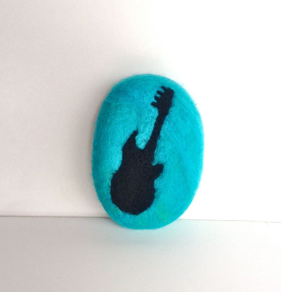 Guitar Felted Soap As Seen at GBK Gift Suite for MTV Movie Awards