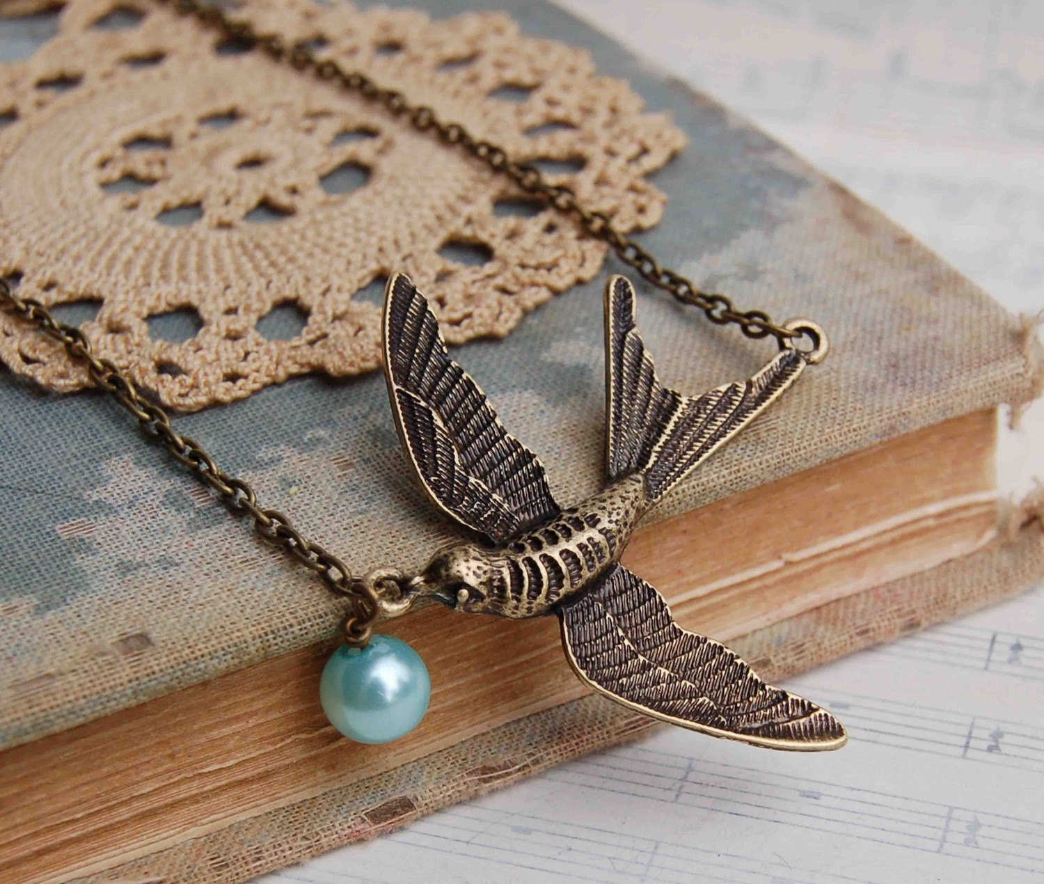 Fly Free BIRD Necklace