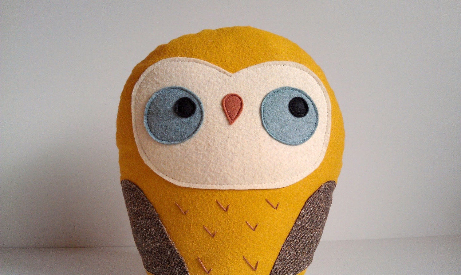 handmade giant plush owl, Herman
