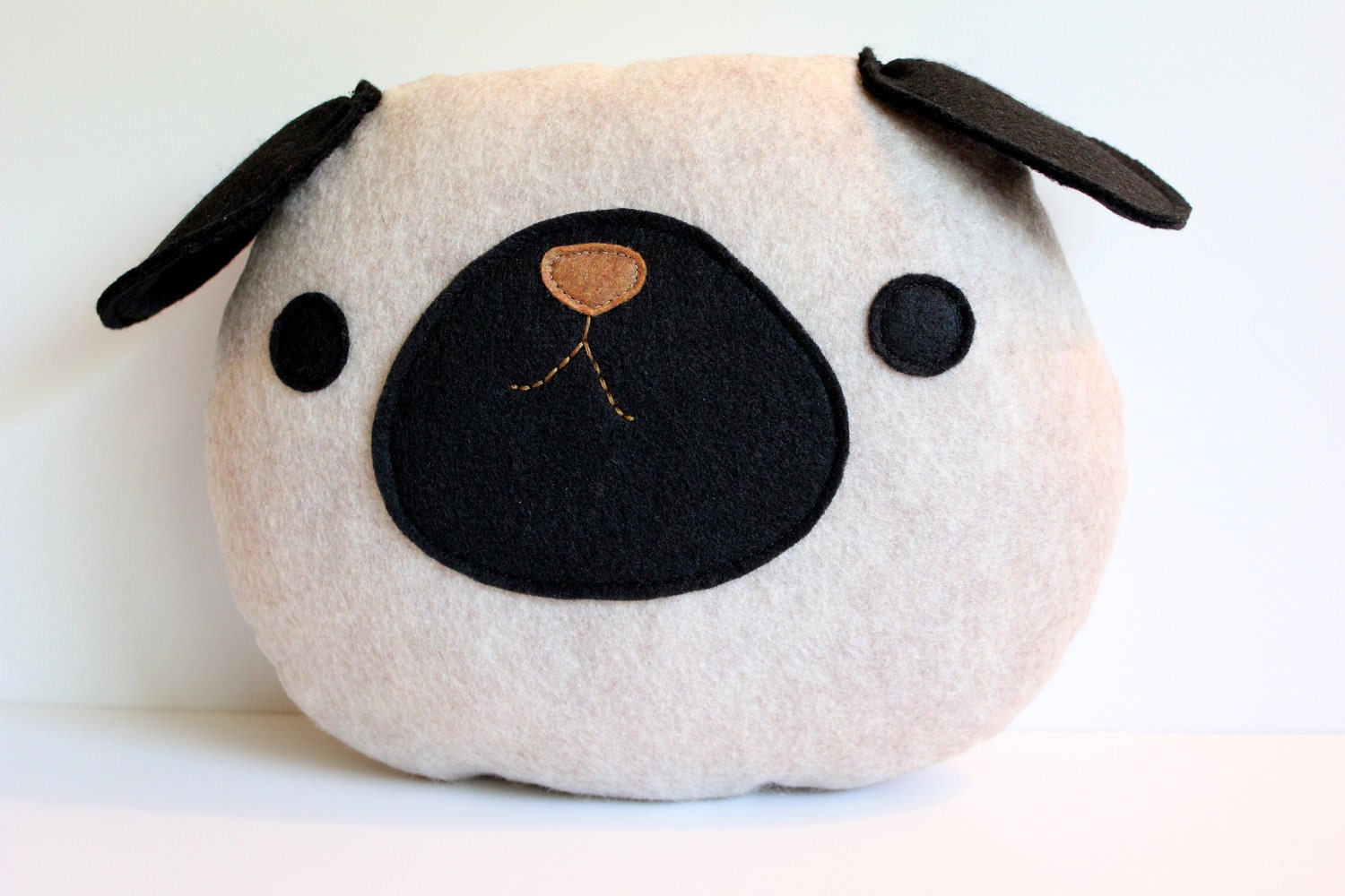 Sir Piper the pug pillow - made to order