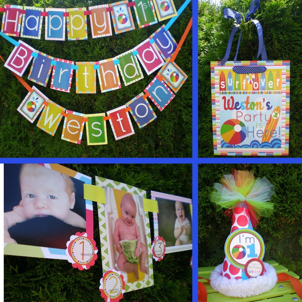 Beach Ball Birthday Party Decorations Package - Beach Ball Bash
