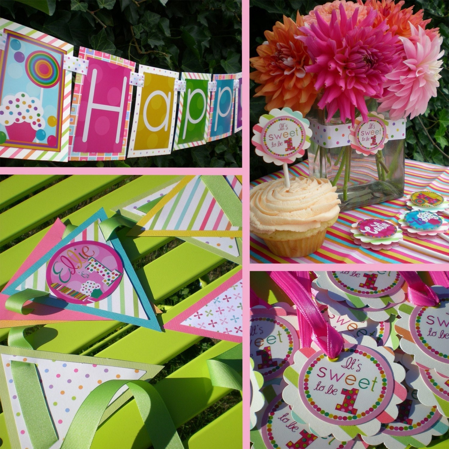 Sweet Shop Birthday Party - Custom Party Decorations Package