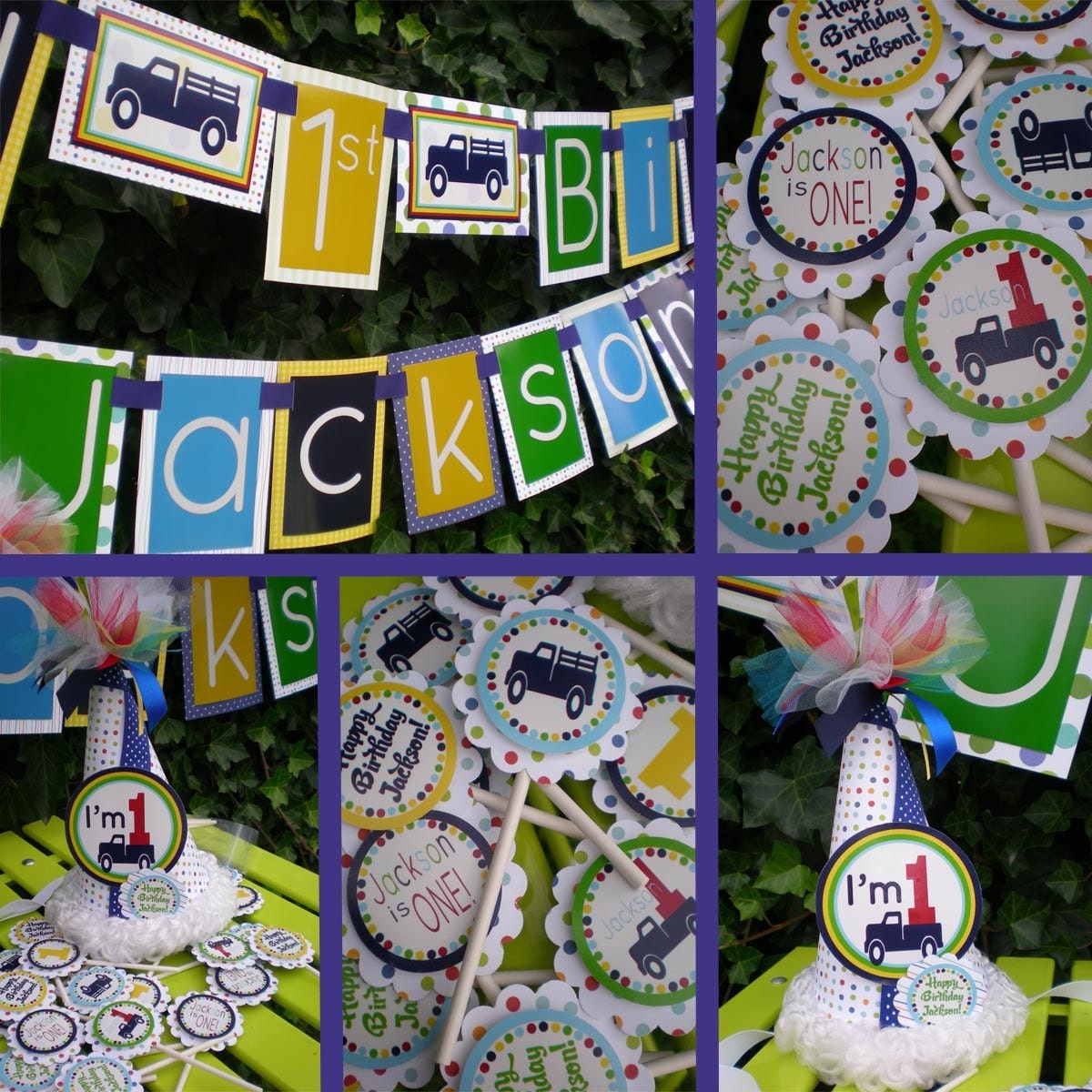 Truck Birthday Party- Custom Birthday Party Package