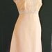Been Known to Drink and Dial - Circa 1970's - Peach Beaded Cocktail Sheath with Sheer Cover Up - Wedding - Bridesmaid