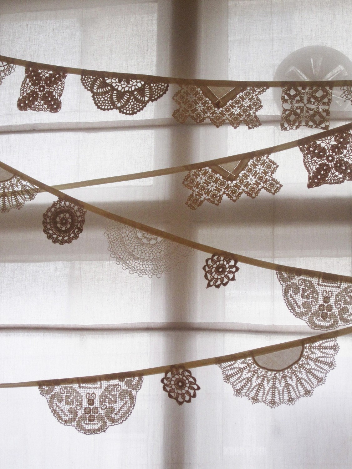 Vintage Doily Bunting, 3m long from Bunting Boutique