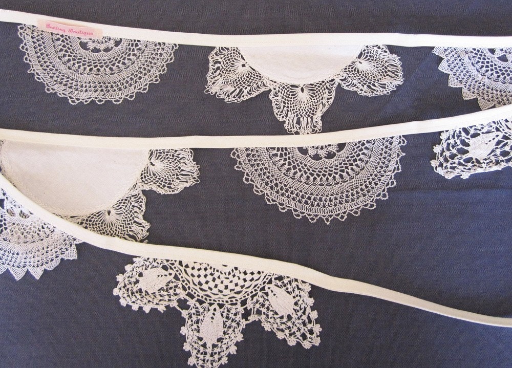 Vintage Doily Bunting, 3m long from Bunting Boutique