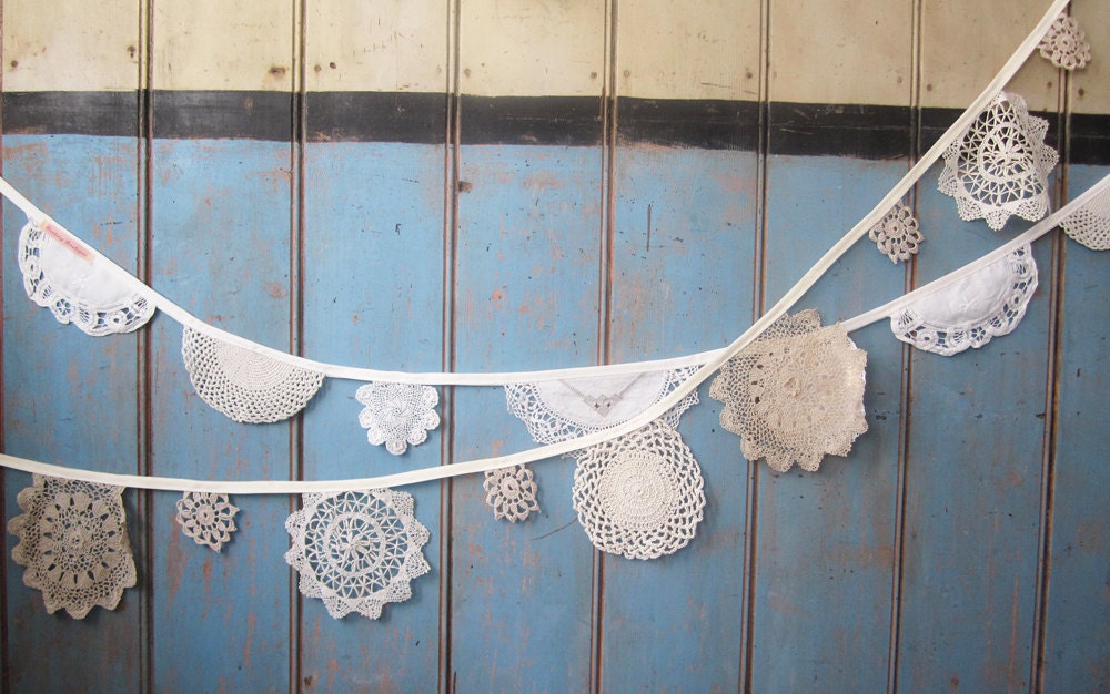 Vintage Doily Bunting, 3m long from Bunting Boutique