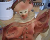 Masked Ballerinas Vintage Chalkware