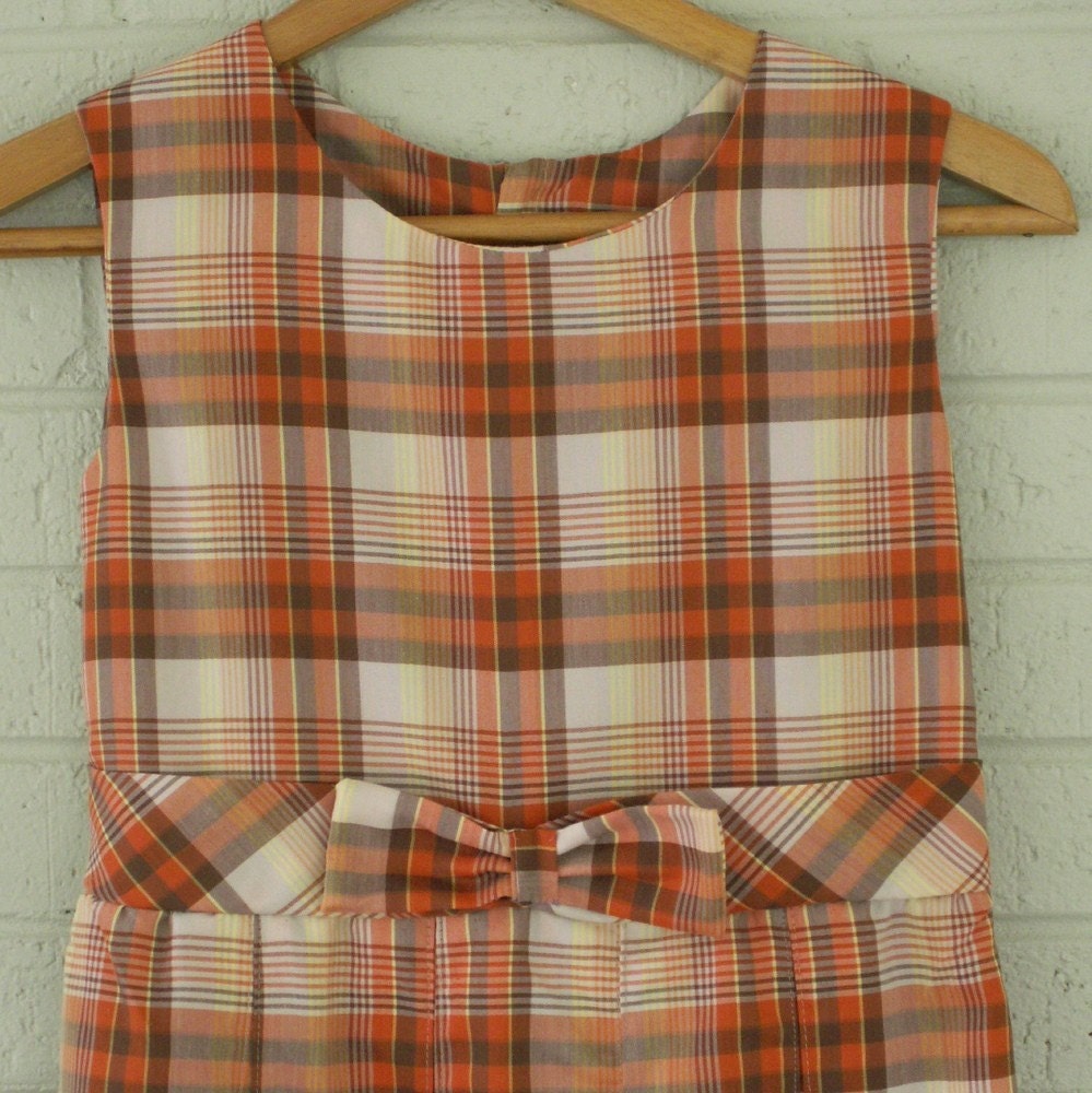 Vintage Plaid Dress